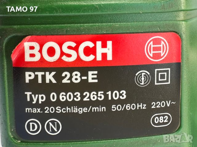 Bosch PTK 28-E - Електрически такер за скоби и пирони, снимка 5 - Други инструменти - 46507570