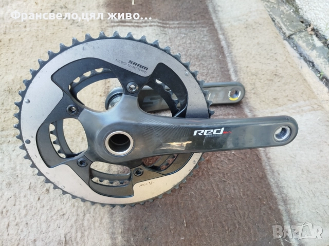 Курбел със средно движение за велосипед колело карбон sram red