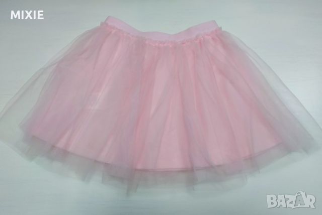 Нова детска розова пола с тюл