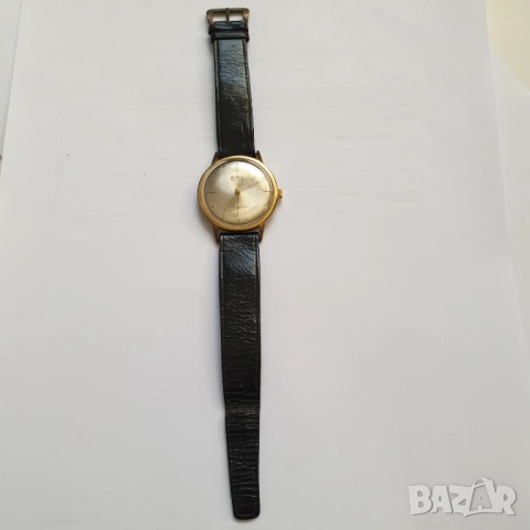 Мъжки швейцарски механичен позлатен часовник BWC