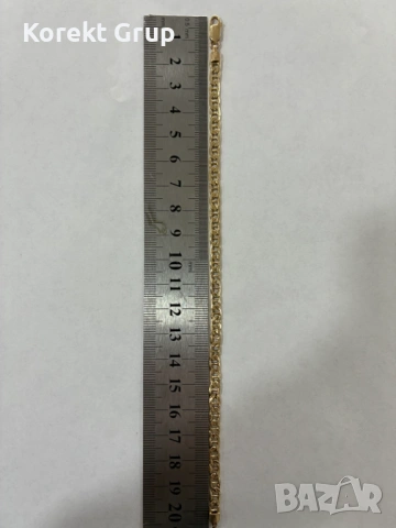 Златна гривна 14к злато, снимка 2 - Гривни - 54135095