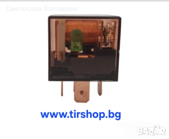 Реле с 5 крачета и диод, снимка 2 - Аксесоари и консумативи - 50646807