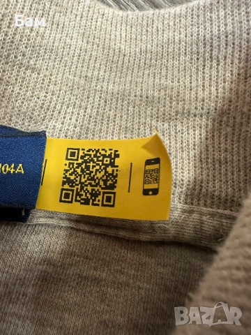 Мъжко!Ralph Lauren Estate-Rib Quarter Zip Pullover размер ХЛ, снимка 6 - Блузи - 53467024