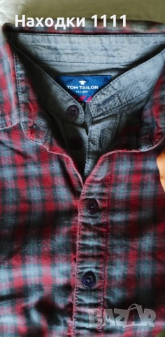 Чудесна детска ризка Tom Tailor, 100% памук, размер 128-134, 8-9 години, снимка 3 - Детски ризи - 51986505