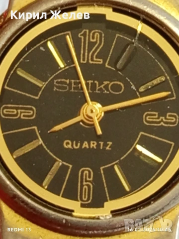 Марков дамски часовник SEIKO QUARTZ JAPAN класически модел 11855, снимка 4 - Дамски - 53491982