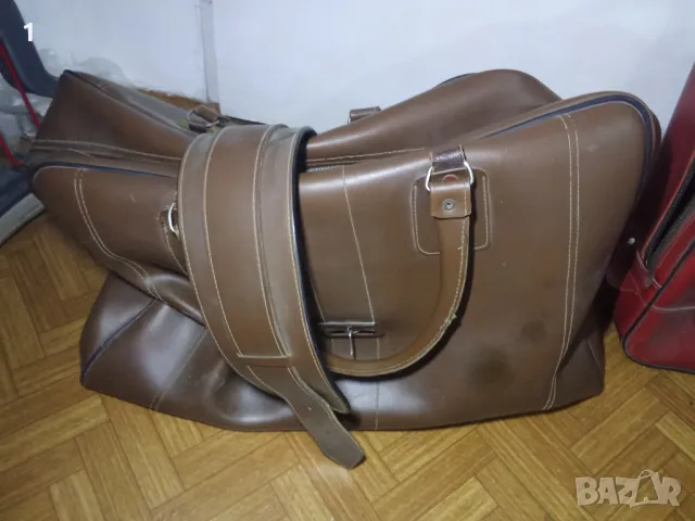 Стари пътни чанти, снимка 4 - Антикварни и старинни предмети - 49768396