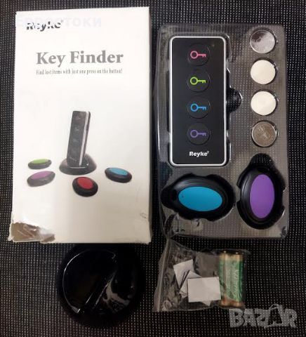 Комплект интелигентни тракери за търсене на предмети Reyke Key Finder, смарт трекери за локализиране, снимка 6 - Други стоки за дома - 46336621