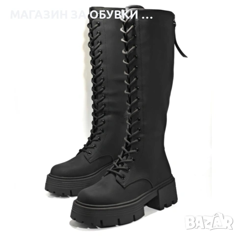 ДАМСКИ БОТУШИ - код: Б04004, снимка 4 - Дамски ботуши - 53284385