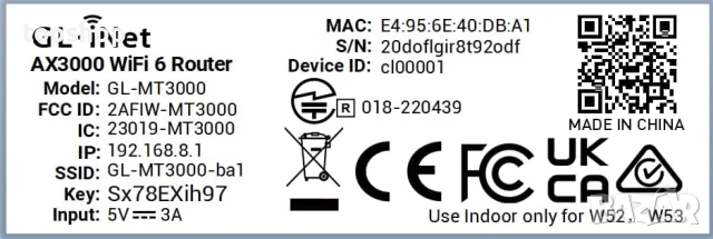 НОВ Професионален Travel Рутер GL.iNet Beryl AX (GL-MT3000) – Wi-Fi 6 / VPN / 2.5G, снимка 7 - Рутери - 53407616