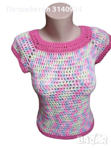 Дамски плетени блузи , снимка 3 - Корсети, бюстиета, топове - 46403796