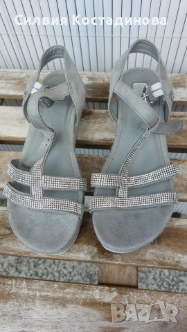 Дамски сандали Tom Tailor 37, снимка 3 - Сандали - 54237946