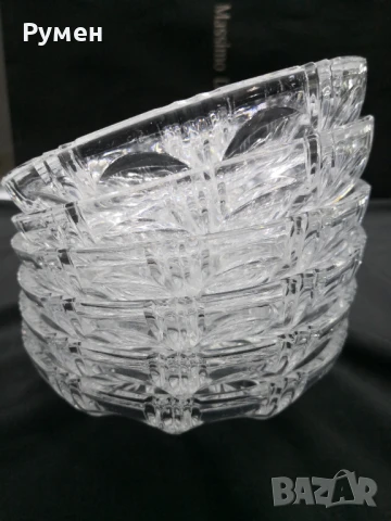 Кристални чинийки/плитки купи , снимка 3 - Сервизи - 51144719