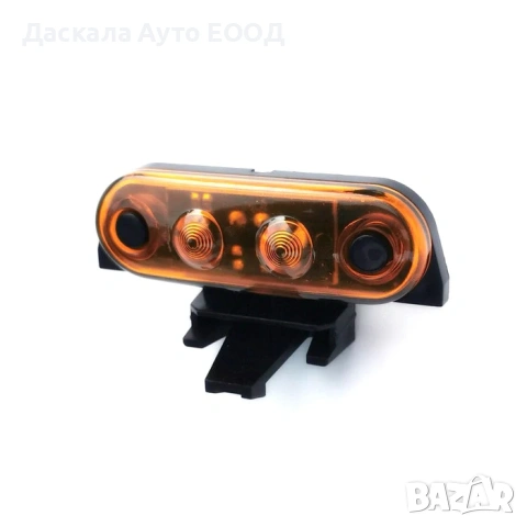1бр. ЛЕД LED габарит за Volvo FH FM12 FH16 – жълта светлина с 2 диода