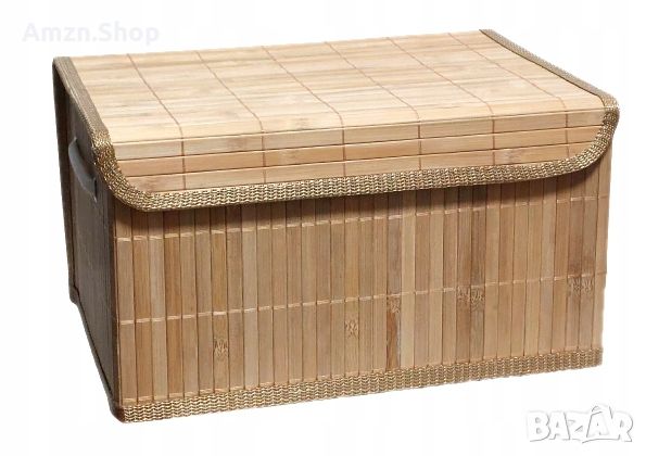 Бамбукови кошници за съхранение кош за съхранение бамбук 2бр. , снимка 2 - Други стоки за дома - 46011103