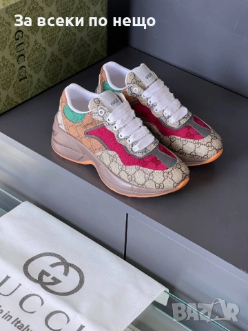 Gucci Унисекс Маратонки👟Мъжки Маратонки👟Дамски Спортни Обувки Гучи Код E1330, снимка 2 - Маратонки - 53969521