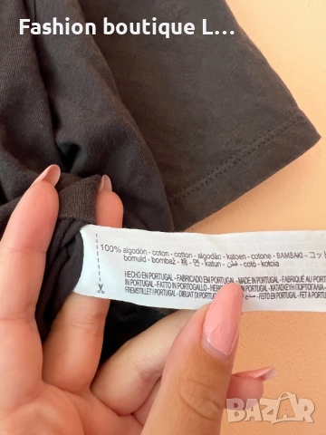 Къса тениска Rolling Stones 100% памук на марката Bershka ❤️, снимка 5 - Тениски - 51809651