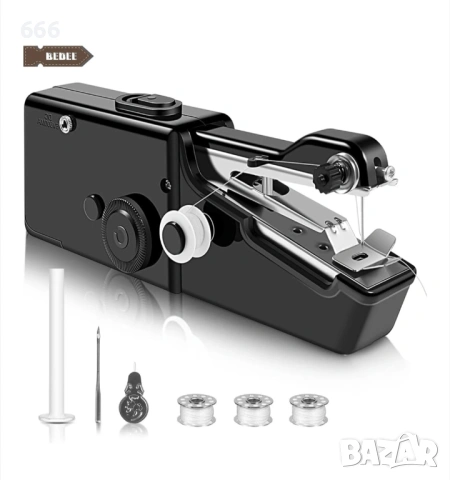 Мини преносима шевна машина, снимка 6 - Друга електроника - 54083861