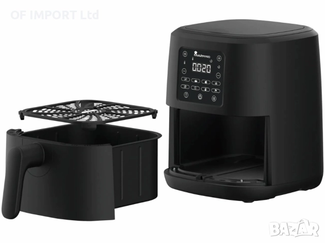 Фритюрник на Горещ Въздух Air Fryer BERGNER Masterpro 1500W 4L, снимка 3 - Фритюрници - 52071980