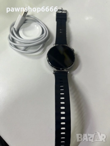 Smartwatch Huawei Watch GT 6, 41MM, Black Stainless Steel Case, Black Fluoroelastomer Strap