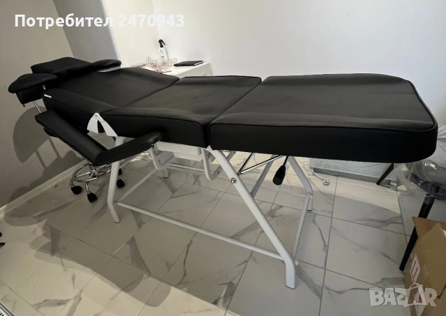 Козметичен стол подходящ за миглопластика, микроблейдинг и грим, снимка 3 - Кушетки - 53613701