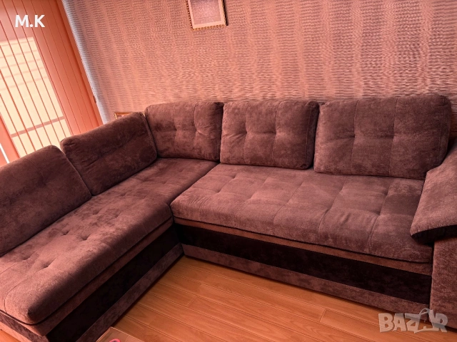 Разтегателно ъглово канапе