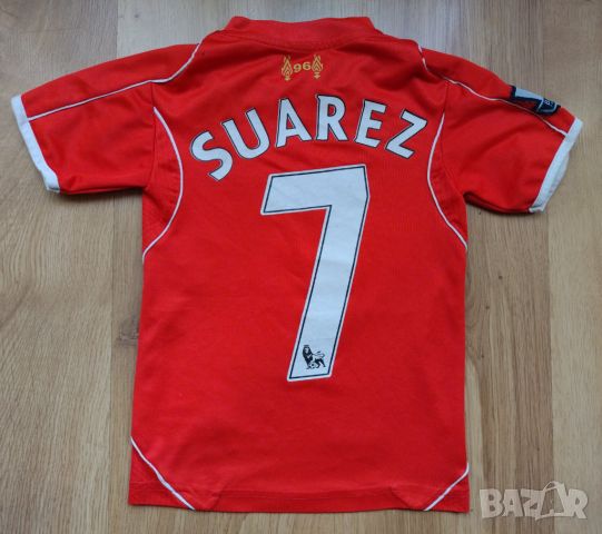 Liverpool / #7 Suarez / детска футболна тениска на Ливърпул, снимка 1 - Детски тениски и потници - 45436559