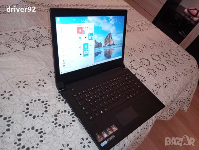 Lenovo B41 двуядрен 14 инча с 4 гб рам 120 ссд хард батерия 3 часа, снимка 2 - Лаптопи за дома - 45566026