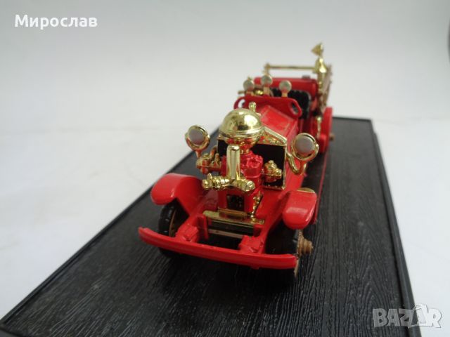  1:64 AHRENS FOX 1924 ПОЖАРНА ИГРАЧКА КОЛИЧКА МОДЕЛ, снимка 3 - Колекции - 46057435