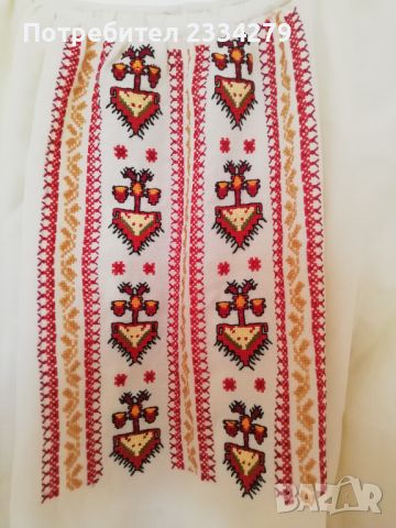 Фолклорна риза, към народна носия, ръчно бродирана коприна. , снимка 5 - Антикварни и старинни предмети - 46419923
