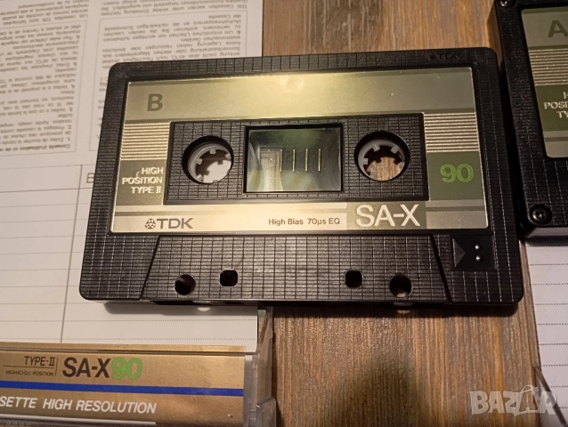 TDK SA X90 Gold хромни аудио касети