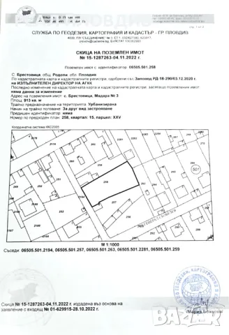 УПИ за фамилна къща, с. Брестовица, снимка 13 - Парцели - 47191215