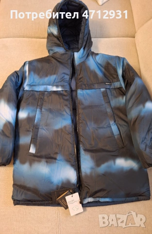 Ново!Двулицево детско зимно яке Nukutavuke, размер 160, снимка 3 - Детски якета и елеци - 53219510