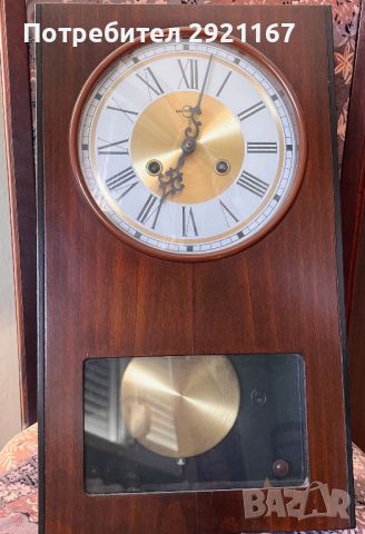 Механичен стенен часовник с махало Metron, снимка 1 - Антикварни и старинни предмети - 46256987