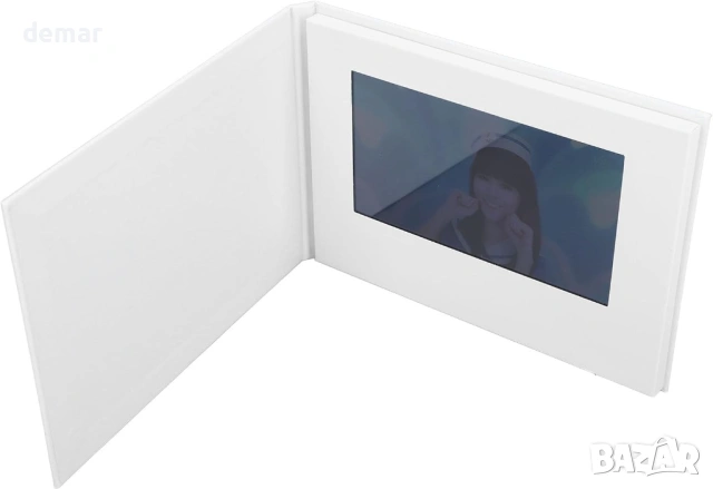 Видео поздравителна картичка LICAEVEY, HD 7-инчов IPS сензорен екран, 4GB памет, снимка 6 - Друга електроника - 53836459