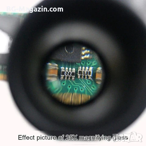 Мощна професионална увеличителна часовникарска лупа за глава с LED осветление бижутери часовникари, снимка 11 - Други инструменти - 50921224