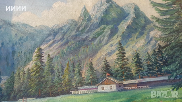 Картина красив пейзаж в рамка