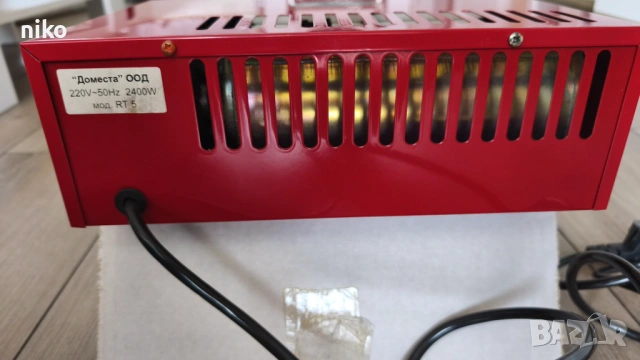 Електрически калорифер RT5, 2400W, снимка 4 - Отоплителни печки - 53209400