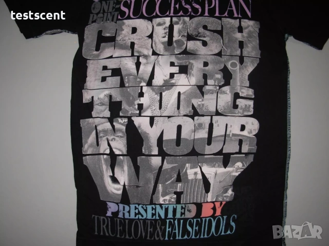 Мъжка тениска TLFI True Love And False Idols T-Shirt Mens Small Crush Everything in Your Way S, снимка 6 - Тениски - 53954513