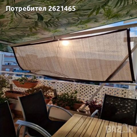 Тента - сенник с плътна сянка за вашата градина, тераса, басейн 3х4м, снимка 4 - Градински мебели, декорация  - 45845081