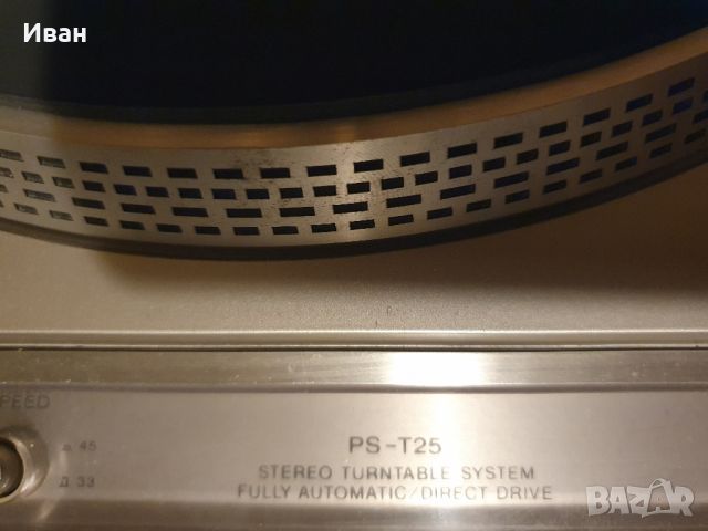 SONY PS-T25 Direct drive, снимка 10 - Грамофони - 45211154