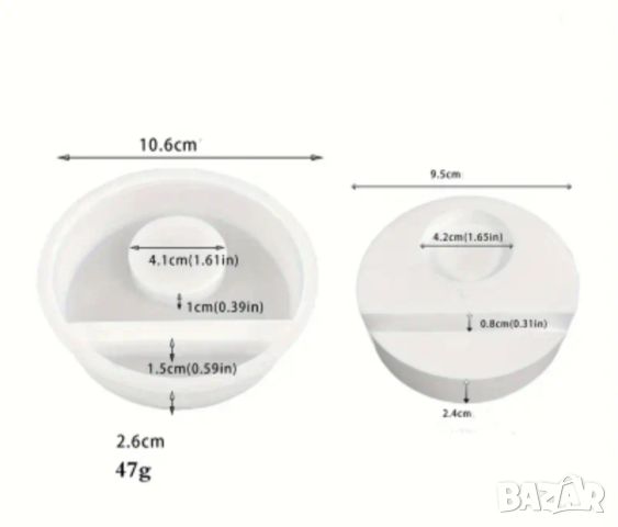 Молд кръгла основа, снимка 2 - Форми - 46602137