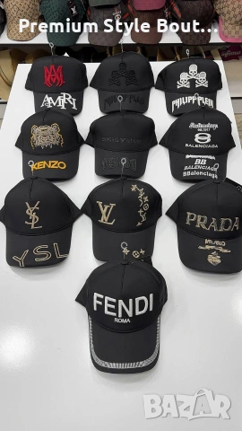 шапки с козирка  fendi ysl saint laurent Louis Vuitton dsquared2 celine 