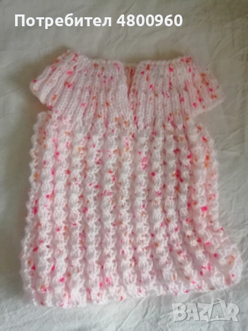 Плетени дрешки, снимка 10 - Жилетки и елечета за бебе - 54238715