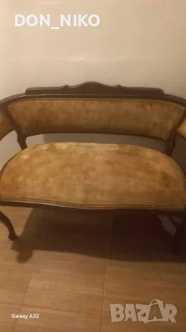 Диван -Style Louis XV French 19 век, снимка 4 - Антикварни и старинни предмети - 46870471