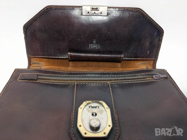 Рядка ретро чанта Petek Mens Leather Bag Turkey, снимка 6 - Чанти - 53991276