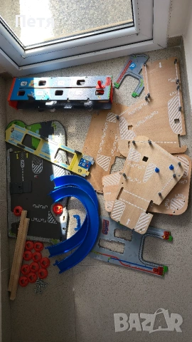 Дървен паркинг с липсващи елементи , снимка 12 - Образователни игри - 53620958