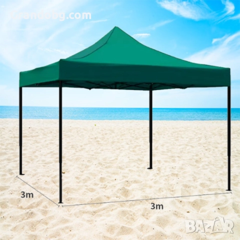 Сгъваема градинска шатра тип "Хармоника" 3x3м, 4 цвята, снимка 3 - Други - 52185109