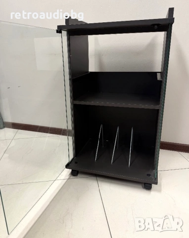 🔊Колекционерски аудио рак шкаф TELEFUNKEN с място за плочи🔊, снимка 2 - Аудиосистеми - 54150945