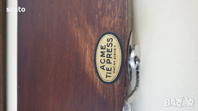 Винтиж преса за вратовръзки , снимка 6 - Антикварни и старинни предмети - 53903797