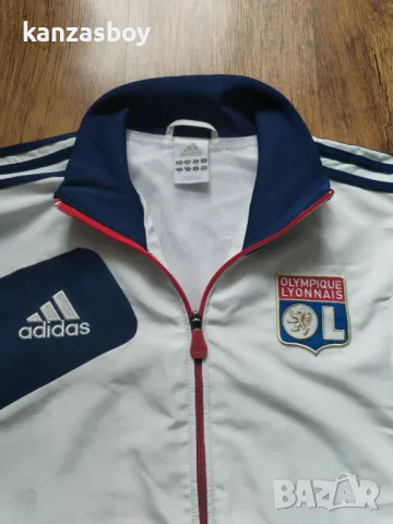 Adidas 2012/13 Olympique Lyonnais Track Football Jacket - футболно колекционерско горнище , снимка 3 - Спортни дрехи, екипи - 49815284